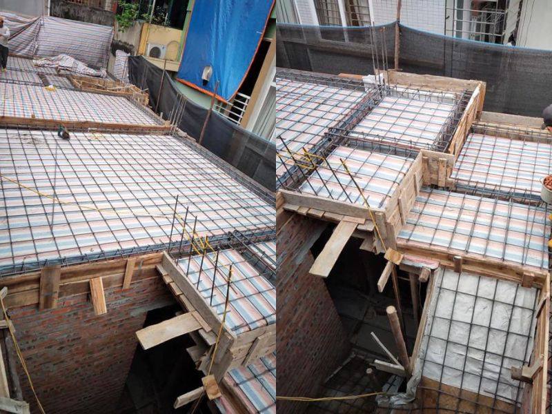 Đổ sàn diện tích nhỏ nên chọn loại máy nào? 1 do san dien tich nho