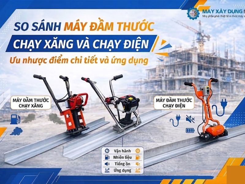 so sanh may dam thuoc xang va dien